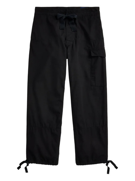 Polo Ralph Lauren Pantalones Cargo Con Cordón En El Dobladillo - Negro 