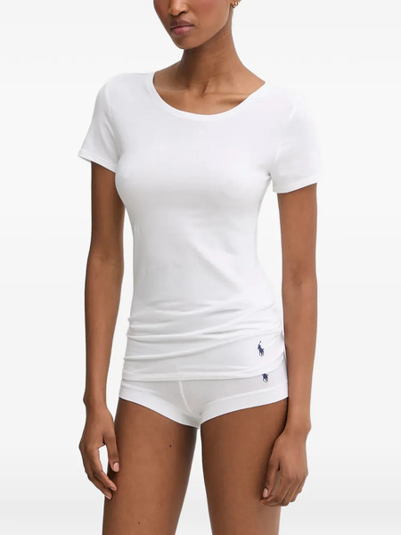  Polo Ralph Lauren Pijama Con Logo Bordado - Blanco 