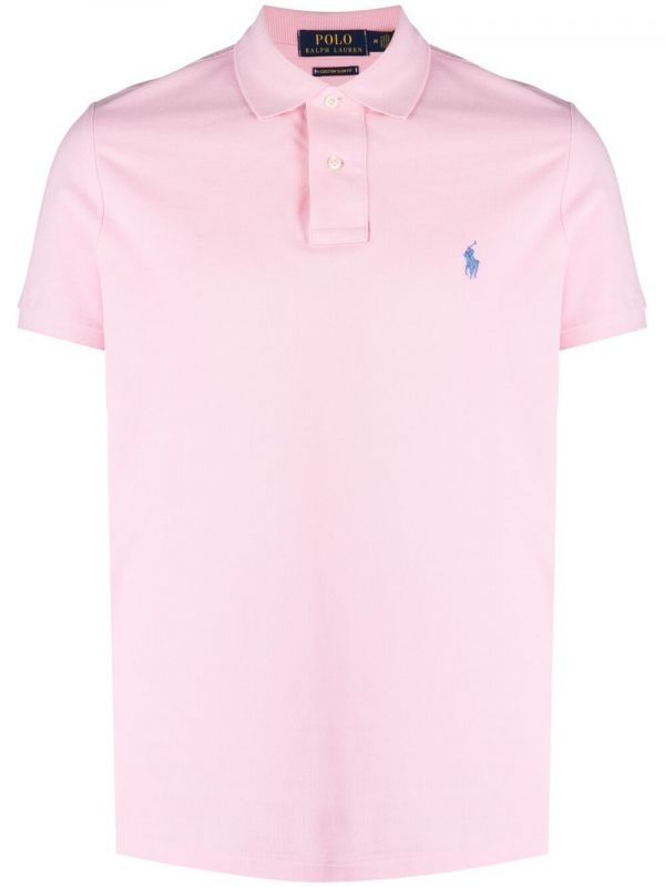  Polo Ralph Lauren Polo Con Logo Bordado - Rosa 