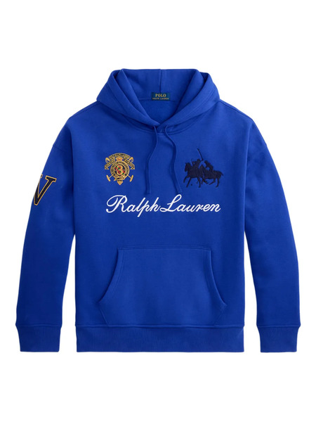  Polo Ralph Lauren Sudadera Con Capucha Y Bordado - Azul 