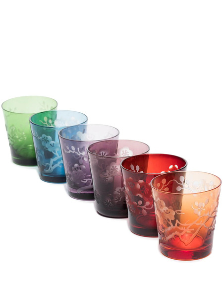  Polspotten Set De Vasos Blossom - Rojo 