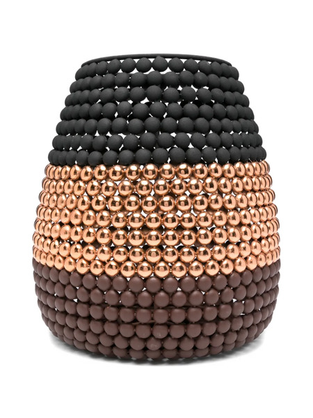  Polspotten Taburete Dot A Rayas - Negro 