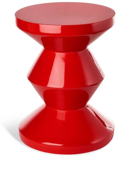  Polspotten Taburete Zig Zag - Rojo 
