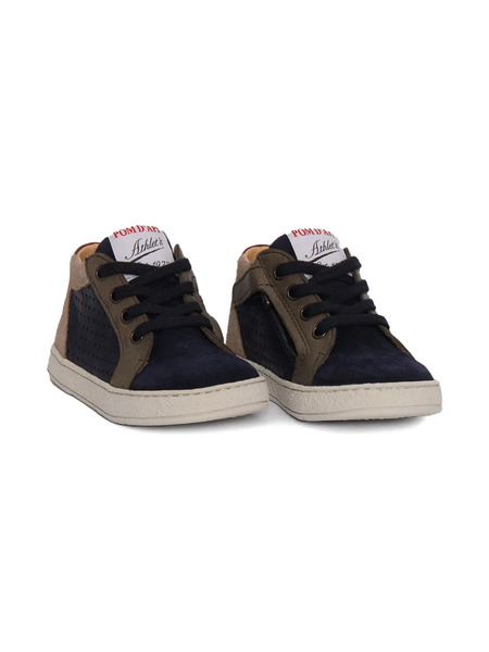  Pom D'api Zapatillas Con Perforaciones - Marrón 