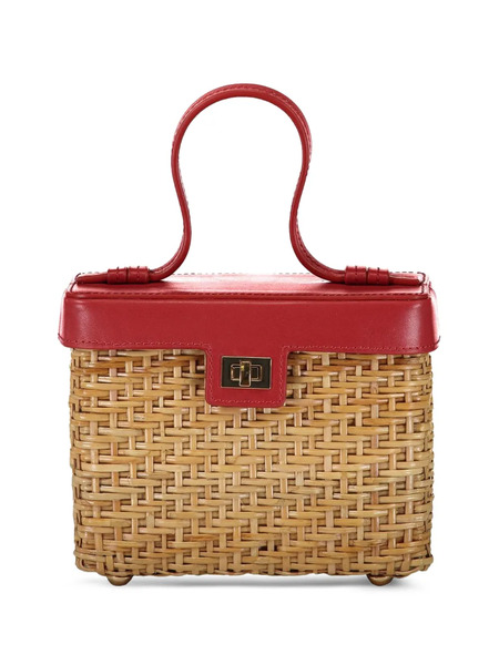  Poolside Bolso Shopper The Box Tejido Con Asa Superior - Neutro 