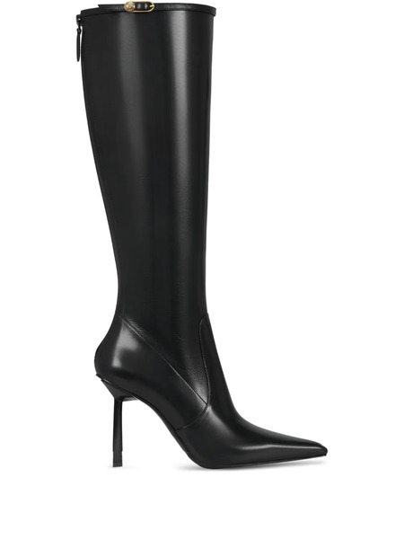  Potamy Botas Con Tacón De 100 Mm - Negro 