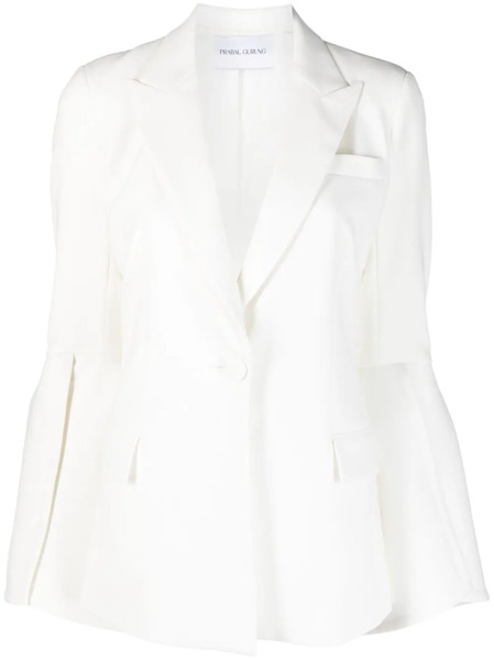  Prabal Gurung Blazer Con Botones - Blanco 