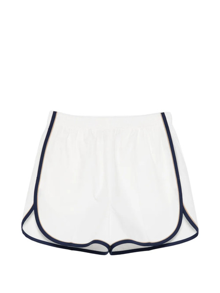  Prada Bañador Con Ribete En Contraste - Blanco 