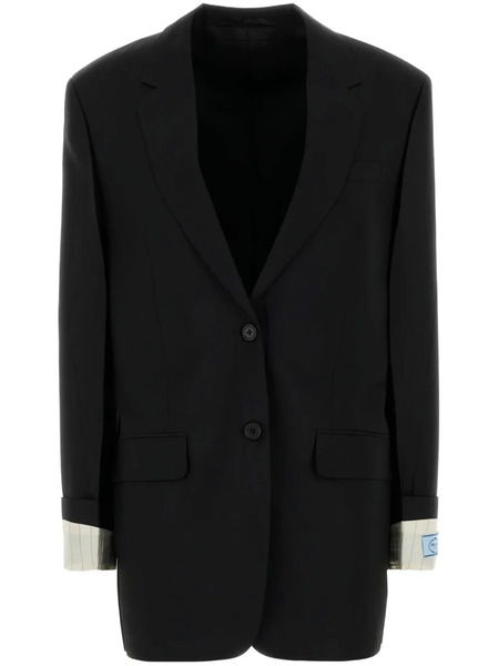  Prada Blazer Con Botones - Negro 
