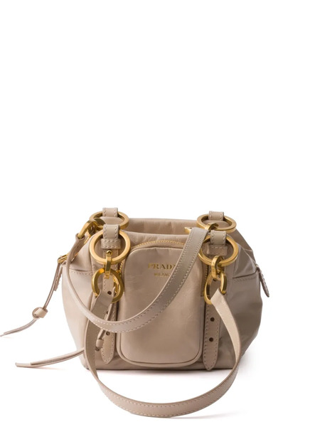  Prada Bolso Dangle Mini - Neutro 