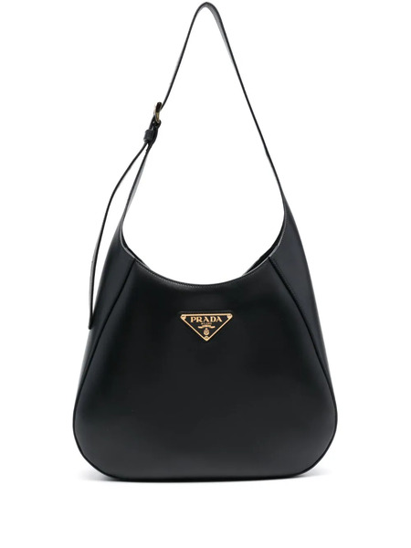  Prada Bolso De Hombro Con Logo Triangular - Negro 