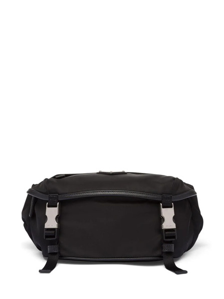  Prada Bolso De Hombro Con Logo Triangular - Negro 