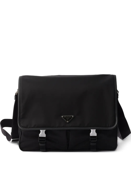  Prada Bolso De Hombro Con Logo Triangular - Negro 