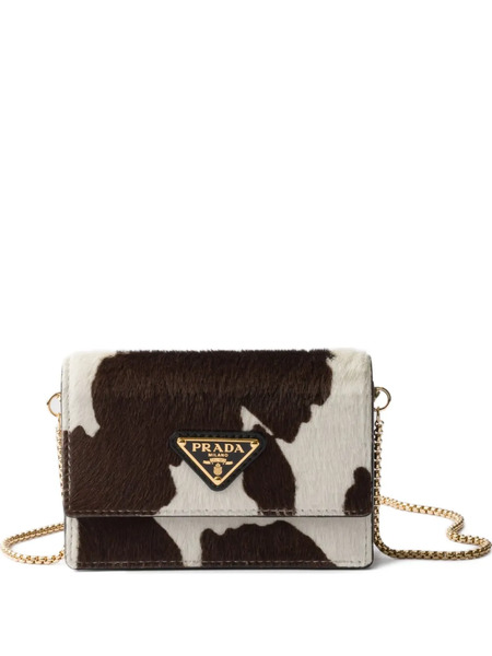  Prada Bolso De Hombro Estampado - Blanco 