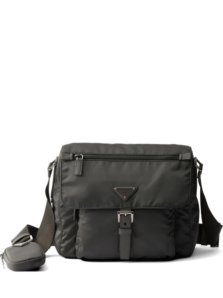  Prada Bolso De Hombro Re-nylon - Gris 