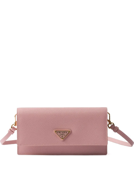  Prada Bolso Mini Con Logo Triangular - Rosa 