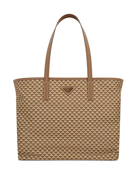  Prada Bolso Shopper Re-nylon - Neutro 