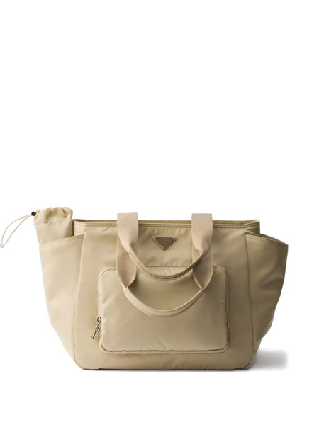 Prada Bolso Shopper Re-nylon - Neutro 