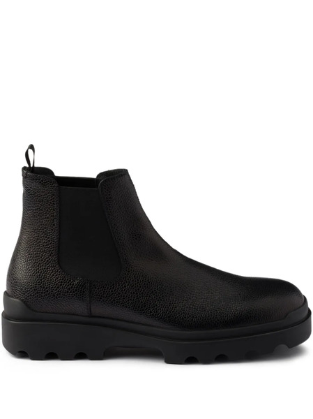  Prada Botas Con Paneles Elásticos - Negro 