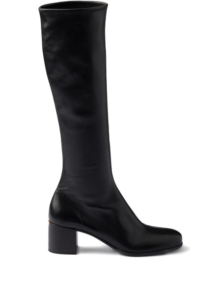  Prada Botas Con Tacón De 55 Mm - Negro 
