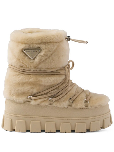  Prada Botas De Esquí Après - Neutro 