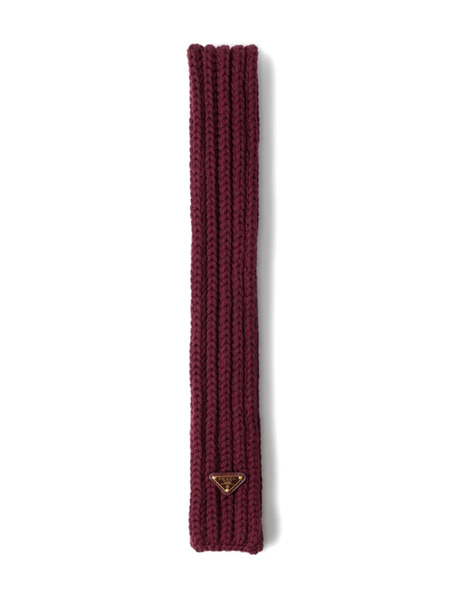  Prada Bufanda De Canalé Esmaltada - Rojo 