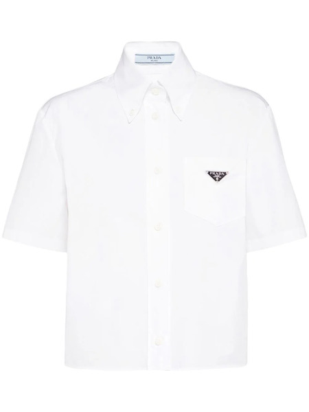  Prada Camisa Con Logo - Blanco 
