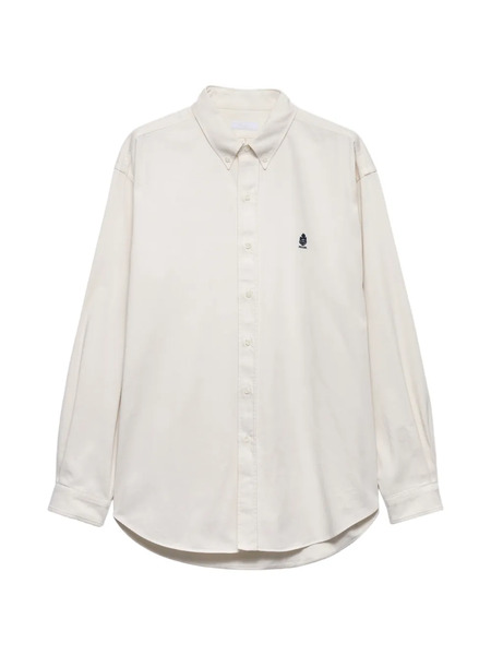  Prada Camisa De Algodón - Neutro 