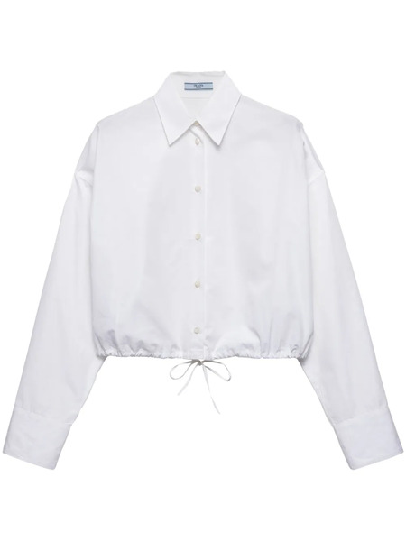  Prada Camisa Lisa - Blanco 