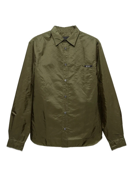  Prada Camisa Re-nylon Con Bolsillo De Parche - Verde 