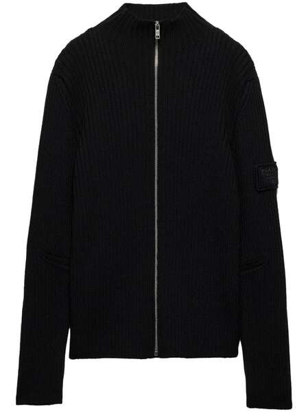  Prada Cárdigan Con Botones - Negro 