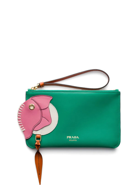  Prada Cartera Con Cremallera - Verde 