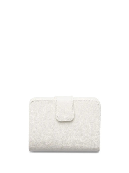  Prada Cartera Con Logo Triangular Pequeña - Blanco 