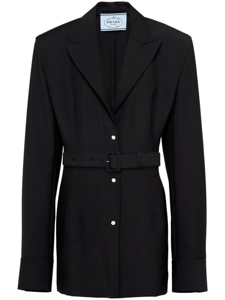 Prada Chaqueta Con Botones - Negro 