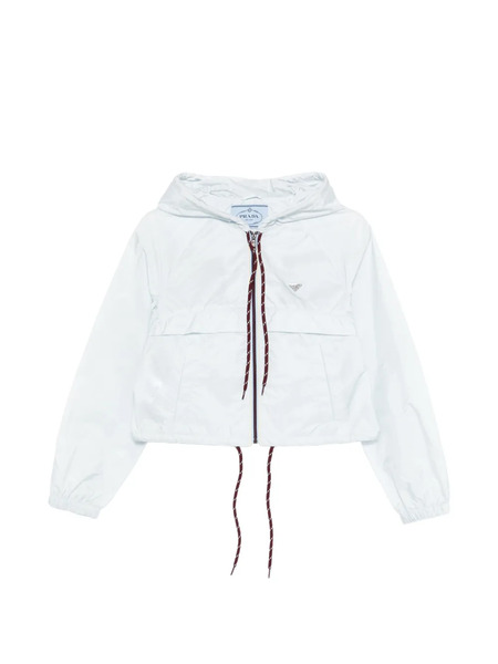  Prada Chaqueta Con Capucha - Azul 