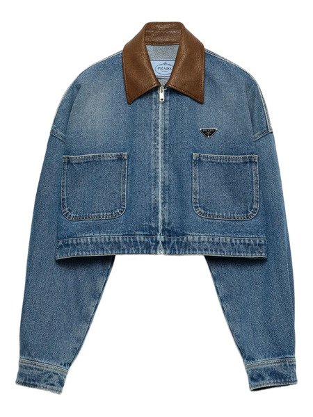  Prada Chaqueta Corta - Azul 