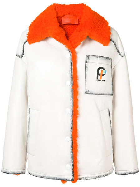  Prada Chaqueta Oversize - Blanco 