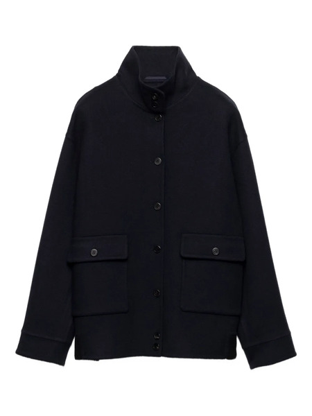  Prada Chaqueta Reversible Con Botones - Azul 