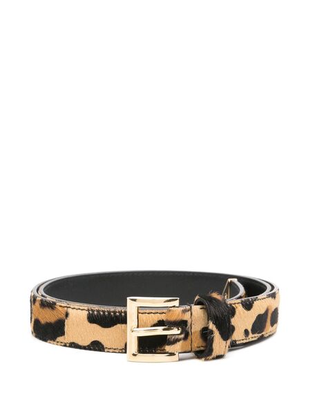  Prada Cinturón Con Panel De Leopardo - Neutro 