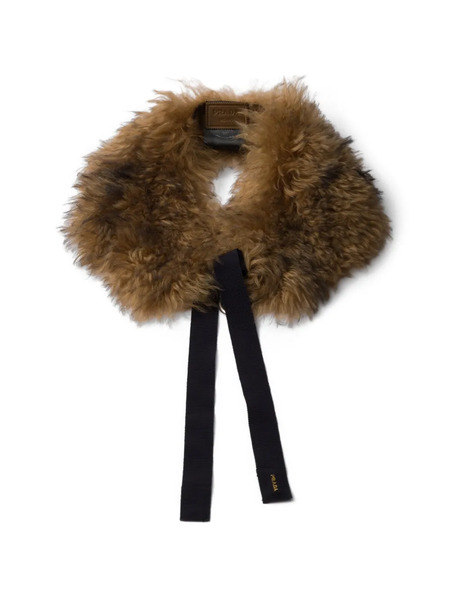  Prada Cuello De Pelo De Borrego - Marrón 