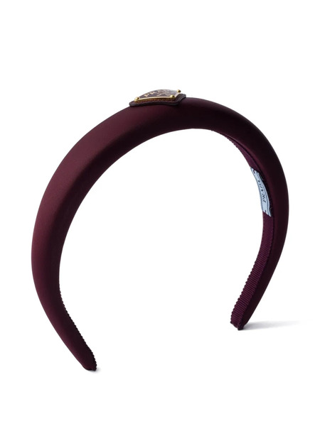  Prada Diadema Con Logo - Rojo 