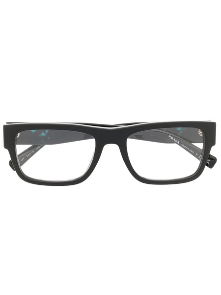  Prada Eyewear Gafas Con Montura Rectangular - Negro 