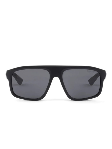  Prada Eyewear Gafas De Sol Linea Rossa Con Montura Rectangular - Negro 