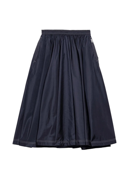  Prada Falda Re-nylon Con Vuelo - Azul 