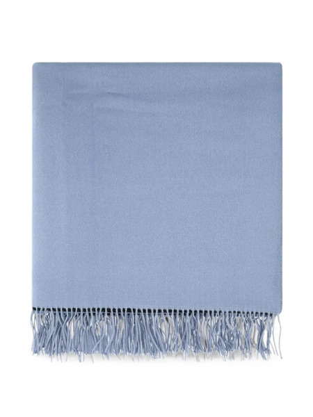  Prada Fringed Cashmere Blanket - Azul 