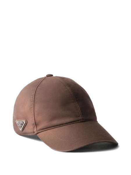  Prada Gorra De Algodón - Marrón 