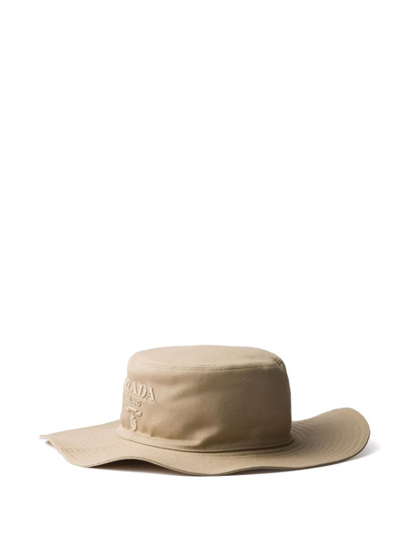  Prada Gorro Con Ala Ancha - Neutro 