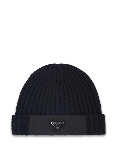  Prada Gorro Re-nylon - Negro 