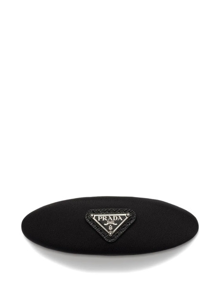  Prada Horquilla Para El Pelo Con Logo Triangular - Negro 