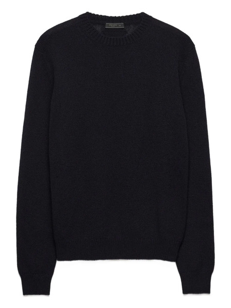  Prada Jersey Con Logo Triangular - Azul 